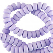 Polymer Perlen Rondell 7mm - Soft purple